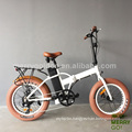 500W Small Folding Electric Bicycle Fat Tire Folding Bike